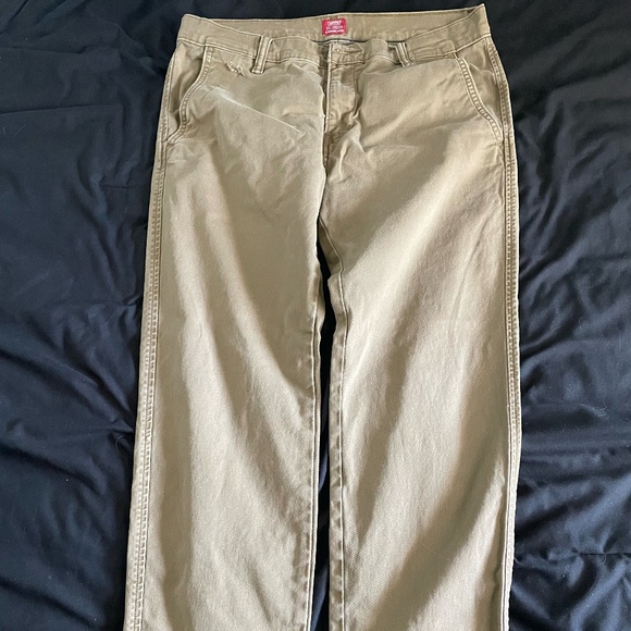 Levi's XX chinos pants men's 31x30 tan standard taper stretch red tag casual - Picture 1 of 4